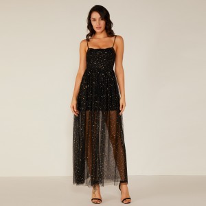 Egyedi High Quality Women Design Dresses Evening Sequin Long Dress